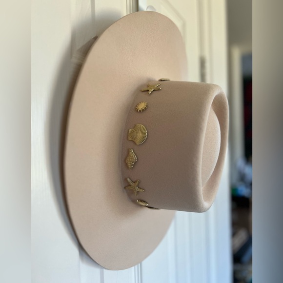 Lack Of Color Seaside Wool Wide-Brim Boater Hat - Picture 5 of 12